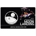 2009 50c Australia 40th Anniversary of the Moon Landing Uncirculated Coin