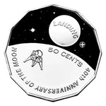 2009 50c Australia 40th Anniversary of the Moon Landing Uncirculated Coin