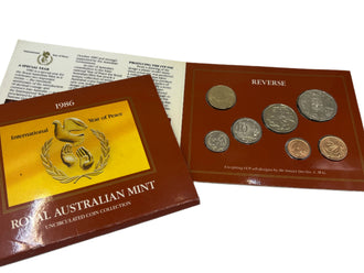 1986 Australian 7-Coin Mint Uncirculated Set