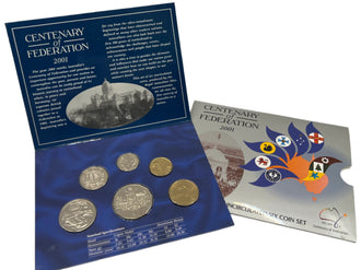 2001 Australian 6-Coin Mint Uncirculated Set