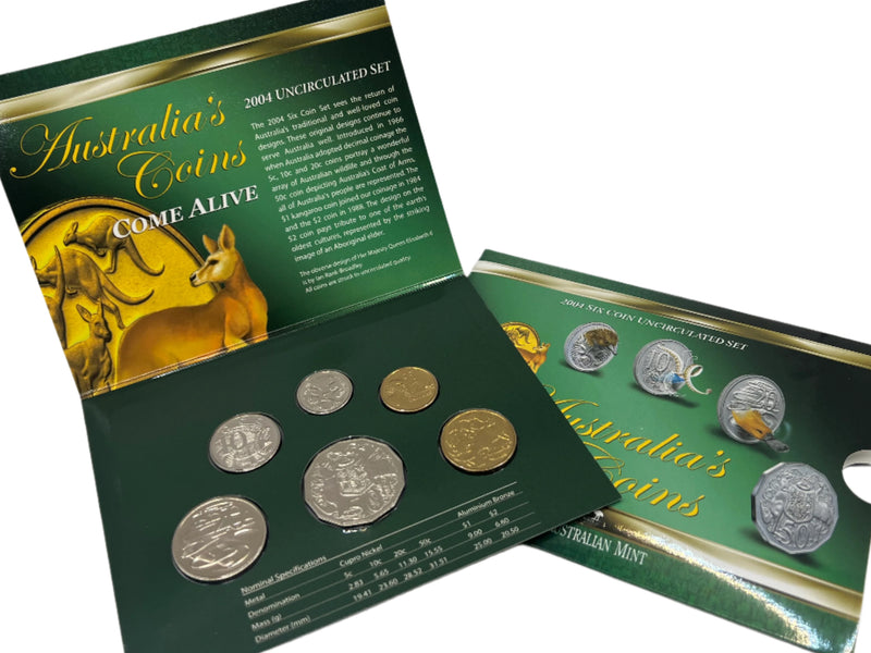 2004 Australian 6-Coin Mint Uncirculated Set
