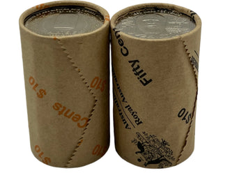 2014 Australian AIATSIS and 2017 MABO 50c Mint Roll Set