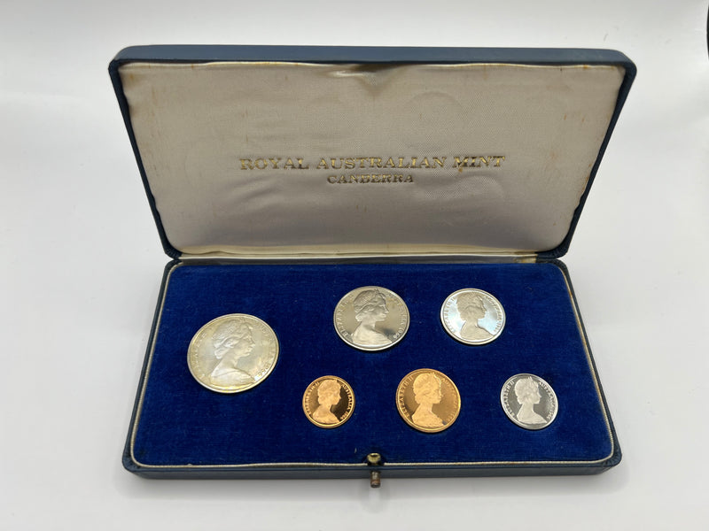 1966 Australian 6-Coin Proof Set - First Year of Decimal Currency