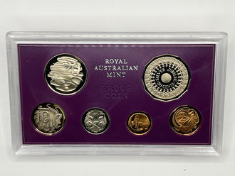 1977 Australian 6-Coin Proof Set - Queen Elizabeth II Silver Jubilee