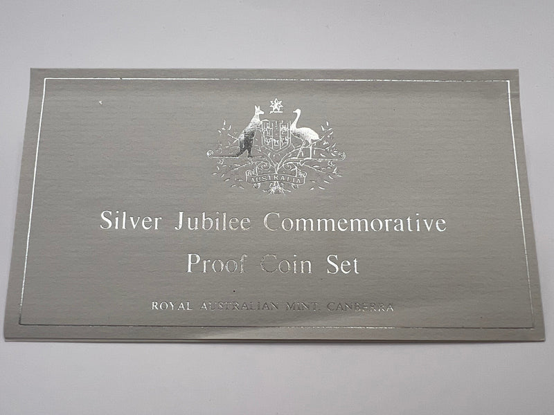 1977 Australian 6-Coin Proof Set - Queen Elizabeth II Silver Jubilee