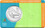 2006 50c Melbourne Commonwealth Games Uncirculated Coin - Shooting