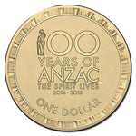 2018 Australian ANZAC 100 Years $1 Mint Roll
