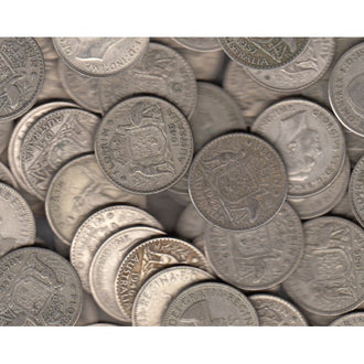 Australian 50% Silver Florin x 10 Coins