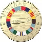 2023 $2 50th Anniversary of the Vietnam War Coloured C-Mint Mark Coin