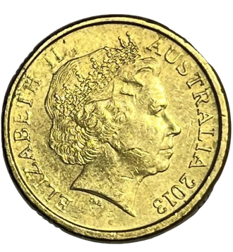 2013 $2 Queen Elizabeth II 60th Anniversary Coronation Purple Coloured Circulated Coin