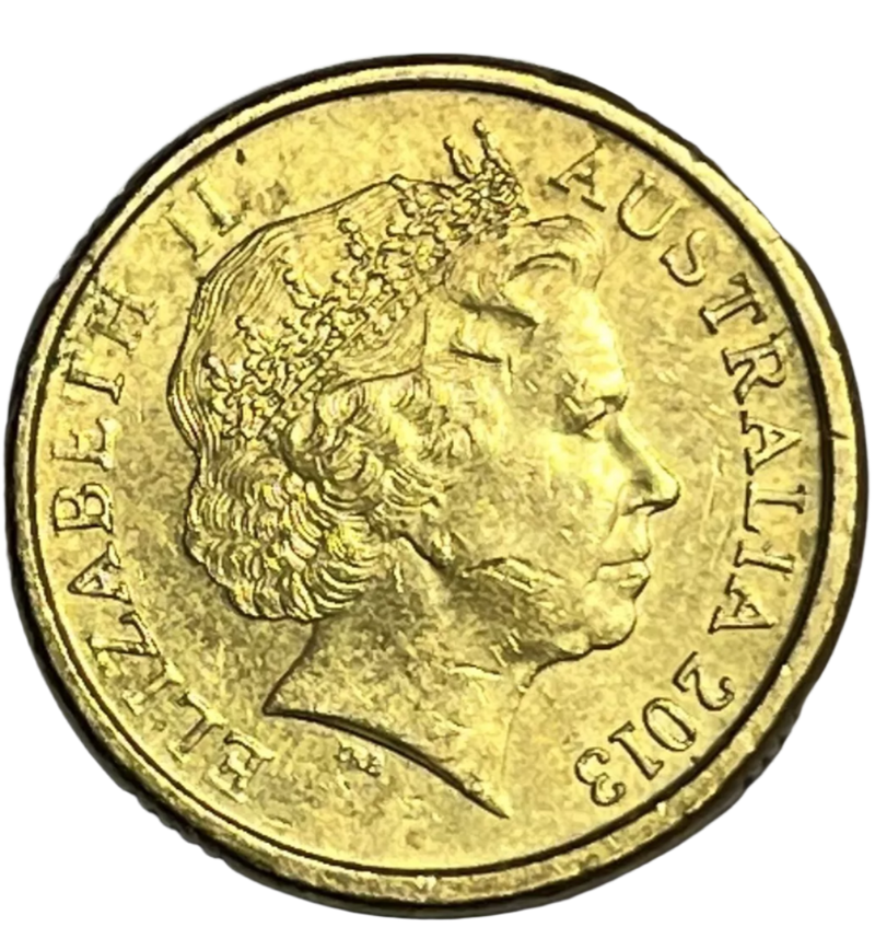 2013 $2 Queen Elizabeth II 60th Anniversary Coronation Purple Coloured Circulated Coin