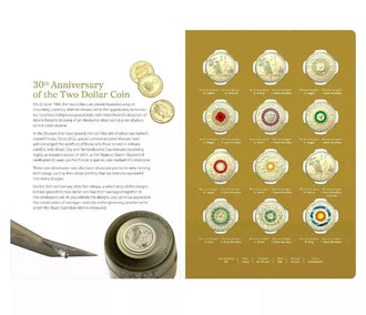 2018 $2 30th Anniversary 12-Coin Uncirculated Set