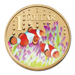 2006 $1 Australian Coloured Ocean Series Uncirculated Coin - Clown Fish
