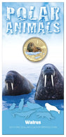 2013 $1 Australian Coloured Polar Animal Series Uncirculated Coin - Walrus