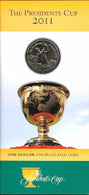 2011 $1 Australian The Presidents Cup Golf Uncirculated Coin