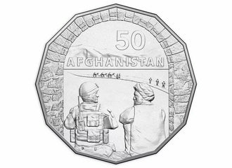2016 50c Australia At War Uncirculated Coin - Afghanistan