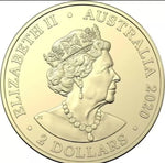 2020 $2 Australia Firefighters BRAVE Uncirculated Coin on Card