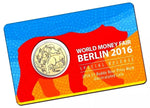 2016 $1 World Money Fair Special Release Buddy Bear Privy Mark Uncirculated Coin