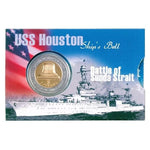 2002 $5 USS Houston Battle of Sunda Strait Uncirculated Coin