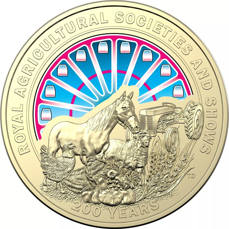 2022 $1 Bicentenary of Royal Agricultural Societies & Shows Coin