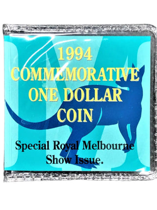 1994 $1 Australian Decade Dollar M Mint Mark Uncirculated Coin