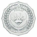 2007 50c Queen Elizabeth II 60th Diamond Wedding Anniversary Uncirculated Coin