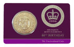 2006 50c Queen Elizabeth II 80th Birthday Uncirculated Coin