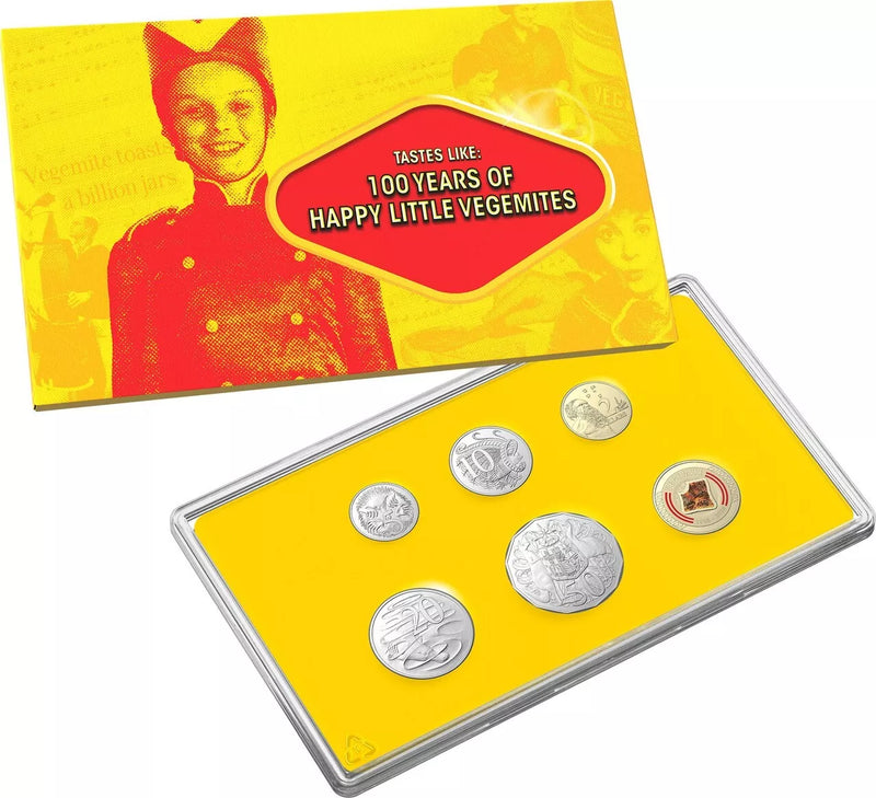 2023 Australian 100 Years of Vegemite 6-Coin Mint Uncirculated Set