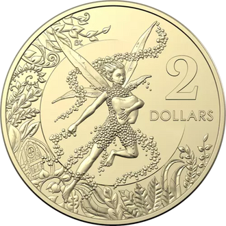 2021 $2 Australia Tooth Fairy Uncirculated Coin on Card