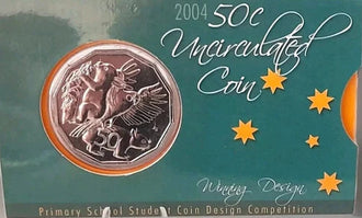 2004 50c Primary School Student Design Uncirculated Coin
