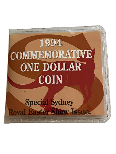 1994 $1 Australian Decade Dollar S Mint Mark Uncirculated Coin