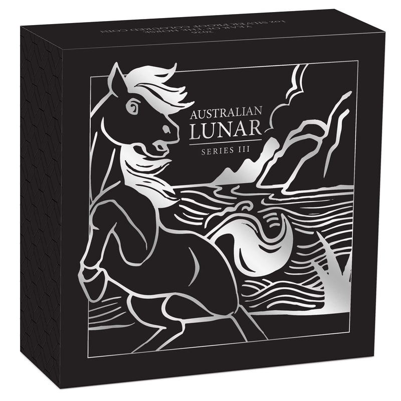 2026 Year of the Horse Lunar Series III 1oz Silver Proof Coloured Coin