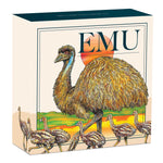 2026 Australian Emu 1oz Silver Coloured Coin