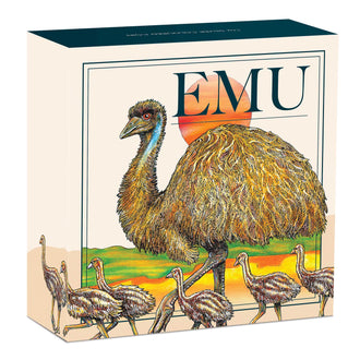 2026 Australian Emu 1oz Silver Coloured Coin