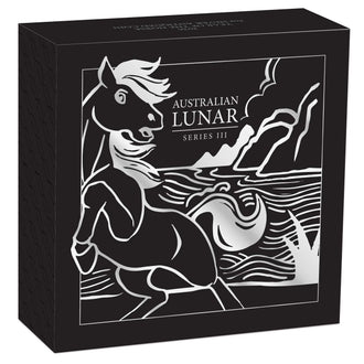 2026 Year of the Horse 2oz Silver Antiqued Finish Coin