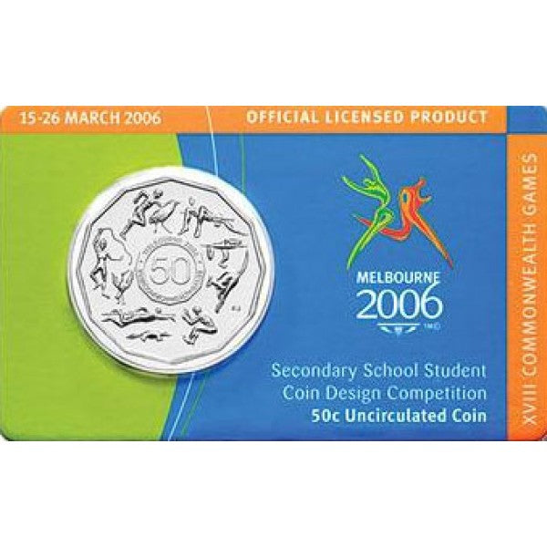 2005 Australian Secondary Student Design 50c Uncirculated coin