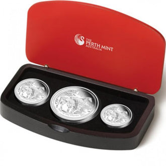 2014 Chinese Lunar Year of the Horse 3-Coin Silver Proof Set