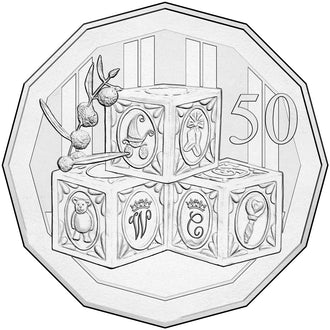 2015 50c Royal Baby of the Duke and Duchess of Cambridge Uncirculated Coin