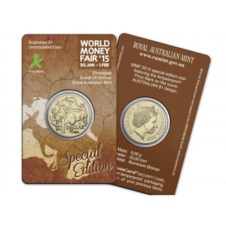 2015 $1 World Money Fair Special Ampelmann Privy Uncirculated Coin