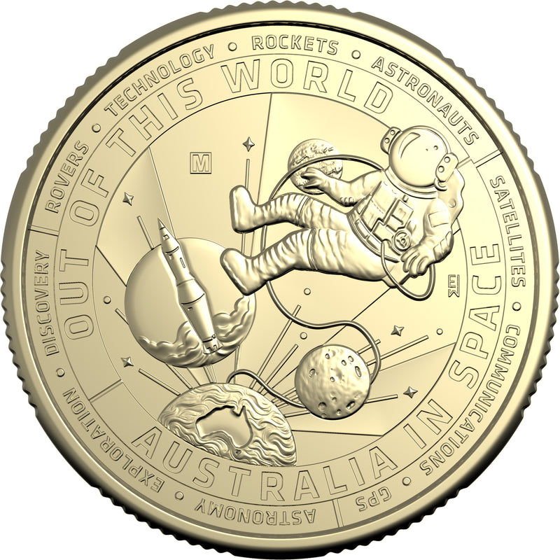 2024 $1 Australian Out of this World 4-Coin Mintmark Set