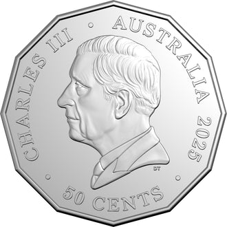 2025 50c Coloured Uncirculated Seven-Coin Collection - Steam Giants