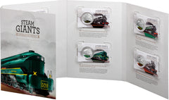 2025 50c Coloured Uncirculated Seven-Coin Collection - Steam Giants