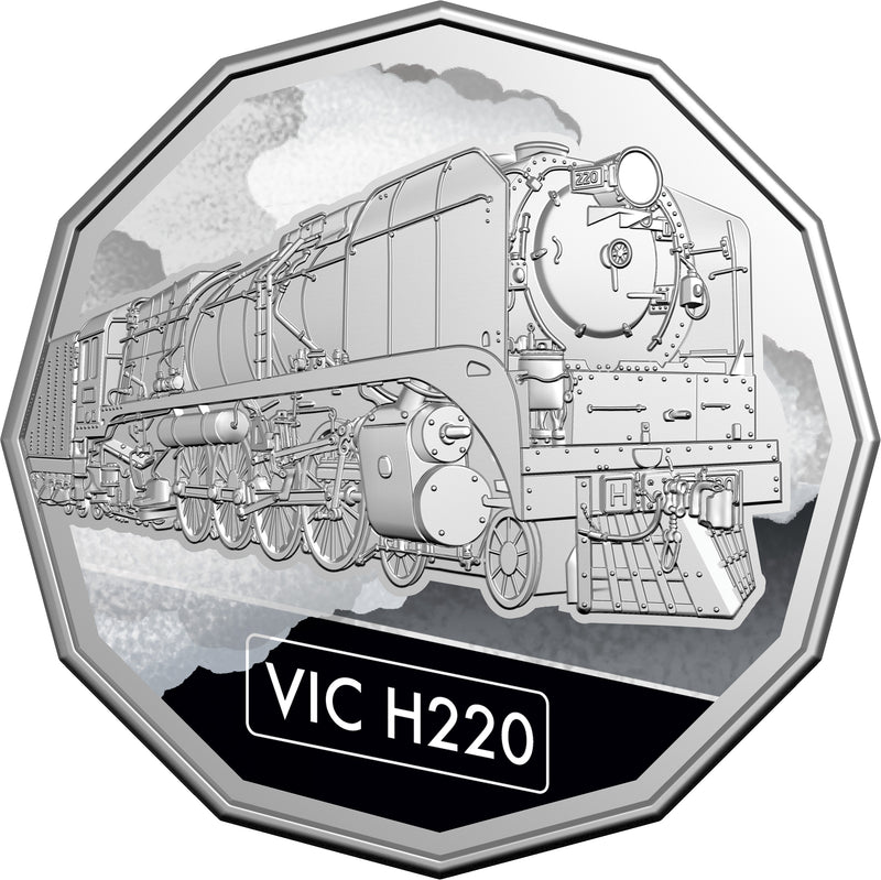 2025 50c Coloured Uncirculated Seven-Coin Collection - Steam Giants