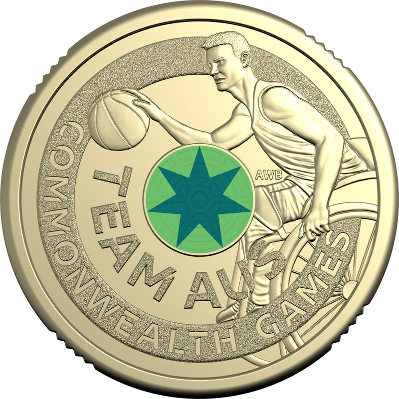 2026 $2 Coloured Uncirculated Three-Coin Set - Australian Commonwealth Games