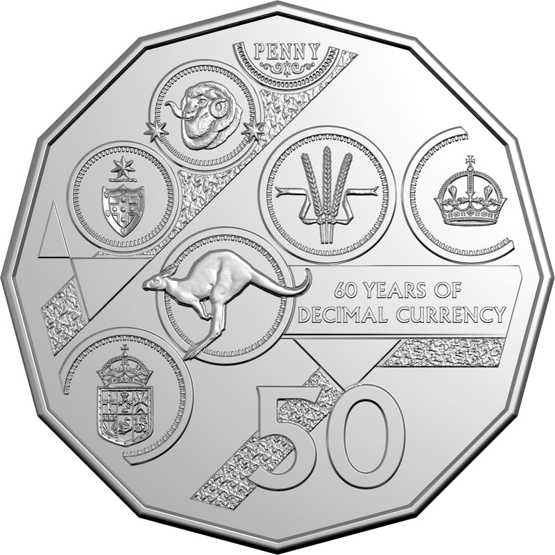 2026 Six-Coin Uncirculated Set | Royal Australian Mint – 60th Anniversary of Decimal Currency