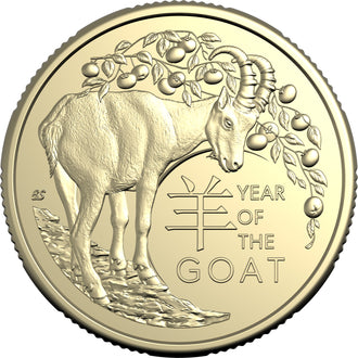 2027 Year of the Goat $1 Two Coin Uncirculated Coin Set