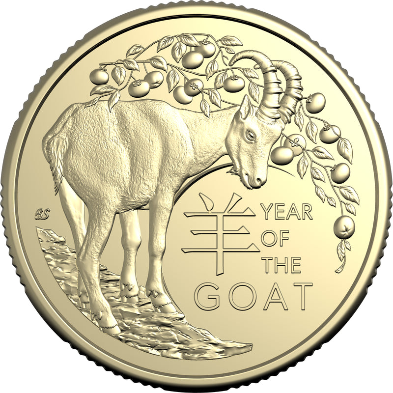2027 Year of the Goat $1 Two Coin Uncirculated Coin Set
