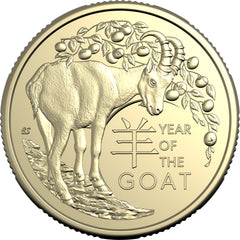 2027 Year of the Goat $1 Two Coin Uncirculated Coin Set