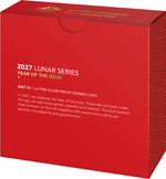 2027 Year of the Goat 1oz Silver Domed Proof Coin