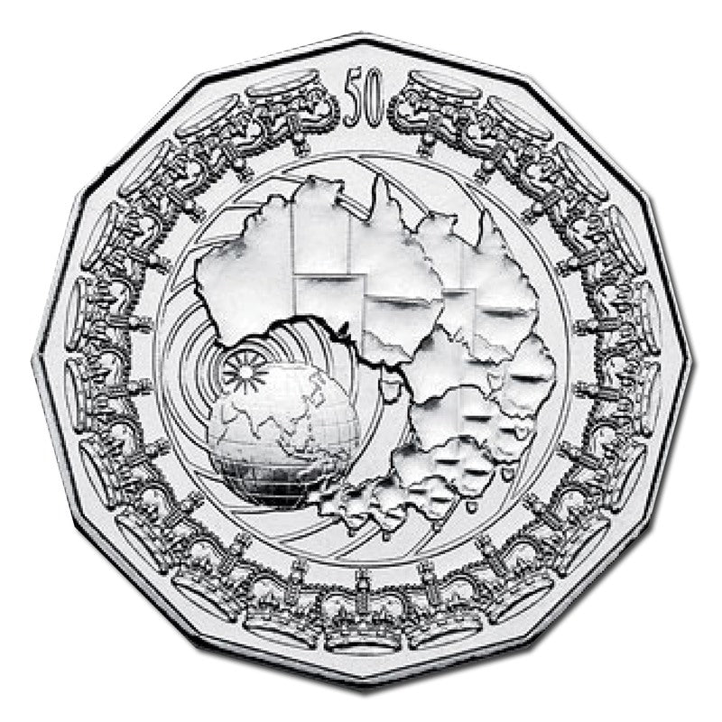 2006 50c Queen Elizabeth II Royal Visit Uncirculated Coin